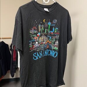 Delta Black San Antonio Graphic T-Shirt